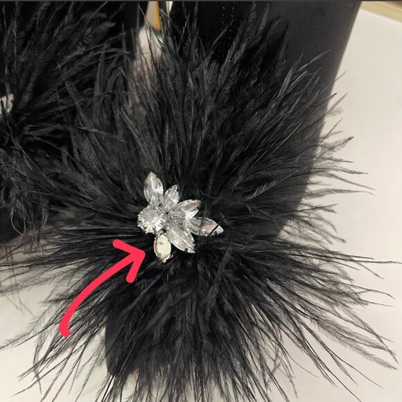 Sam Edelman Ency Feather Heel Bootie in Black Size 7 - Picture 11 of 15